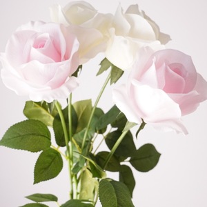 Flor Artificial de Alta Calidad, Hidratante, Tacto Real, Rosa Luna Única, Accesorios para Arreglos Florales para el Hogar, Venta al por Mayor - Product Image 5