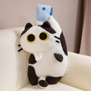 Cuscino Peluche a Forma di Gattino Cartoonesco, Ideale come Regalo per <span class=keywords><strong>Amici</strong></span> - Product Image 5