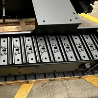 Châssis à chenilles robuste de 2 tonnes, train de roulement en acier personnalisé pour robot de construction, plateforme de machine à projeter du béton