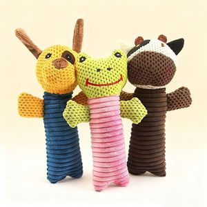 Jouets en peluche pour animaux de compagnie, jouets à mâcher qui couinent, durables, pour chiens et chats de petite et moyenne taille, jouets sonores pour chien pour l'auto-entretenement - Product Image 1