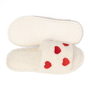 Customizable Wholesale Cute <strong>Fluffy</strong> Fuzzy <strong>Slippers</strong> Heart Evil Eye Plush Home Slides Ladies Winter Indoor Flat Warm <strong>Slipper</strong> - Product Image 6