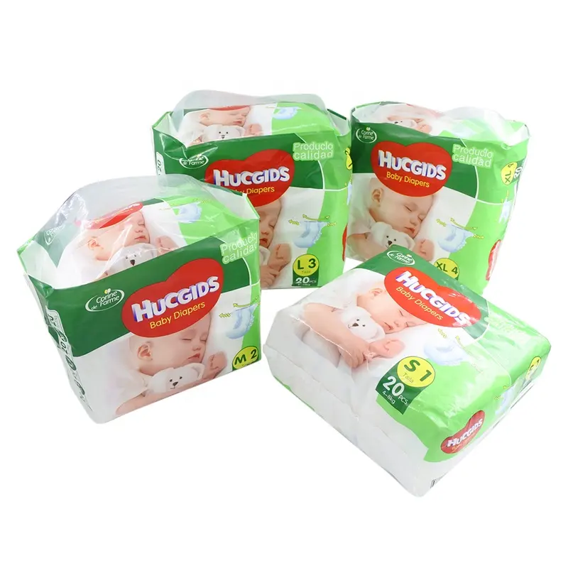 Brand of OEM&ODM Baby Diaper pampas breathable magic cotton cheap disposable wholesale baby diapers