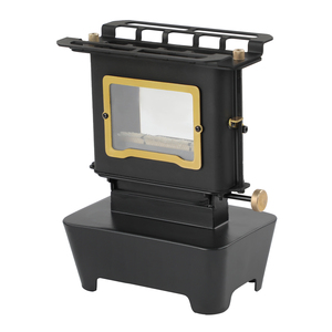 Camping en plein air lampe kérosène poêle pliable chauffage feu danse lanterne verre fenêtre kérosène poêle lampe - Product Image 1