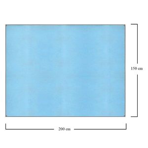 Grande serviette de plage imperméable et résistante au sable, 150x200 cm, avec 4 pinces coupe-vent pour tapis de camping - Product Image 2