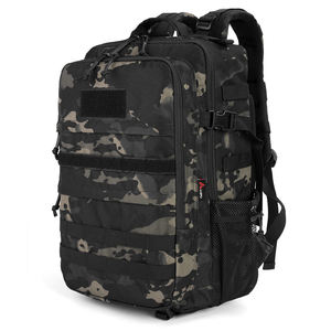Mochila Táctica LUPU de 40L, Diseño Caqui, Mochila de Senderismo Impermeable de Oxford, con Marco Interno, Sistema Molle - Product Image 2