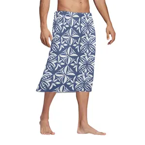 تنورة عالية الجودة بولينيزية النمط جيدة التهوية تنورة رجالي مخصصة ضد الانكماش للرجال بالجملة سريع الجفاف فستان هاواي