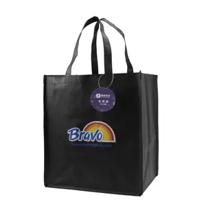 Bolsa plegable laminada no tejida reciclable de 40 Gsm a precio razonable de venta