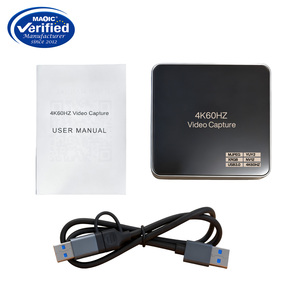 Khuyến Mãi 4K 60Hz HD Cho Video <span class=keywords><strong>Capture</strong></span> <span class=keywords><strong>Card</strong></span> USB3.0 Ổ Đĩa Miễn Phí Mic Trò Chơi Ghi Âm Trực Tiếp Streaming Máy Ảnh Kim Loại Yuy2 - Product Image 5