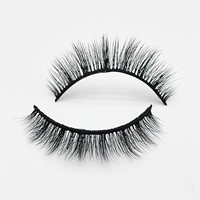 Cils en faux vison style régulier DY16~32, faits à la main, en PBT, bande complète, divers modèles de maquillage disponibles, synthétiques, 12 mm