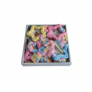 Dog Toys JUGUETE DE PERRO 12 Pcs Colorful Plush Pet Playthings - Product Image 2