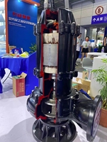 Pompe centrifuge verticale submersible pour eaux usées, 1 CV, 2-2,5 m³/h, en acier inoxydable, 5,5 kW