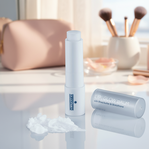 Baume à lèvres Glutanex Lip Glow, baume à lèvres teinté réparateur lumineux, effet repulpant, teint lumineux et lisse, naturel, sans parfum, formule avancée - Product Image 3