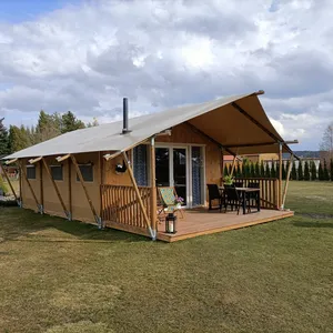 Lowest Price Glamping Safari Lodge Tent Custom Style