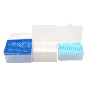 Pipette Tip Box 60 Well 96 Well 100 Well Plastic <b>Stackable</b> Transparent <b>Storage</b> <b>Container</b> For Lab Use - Product Image 1