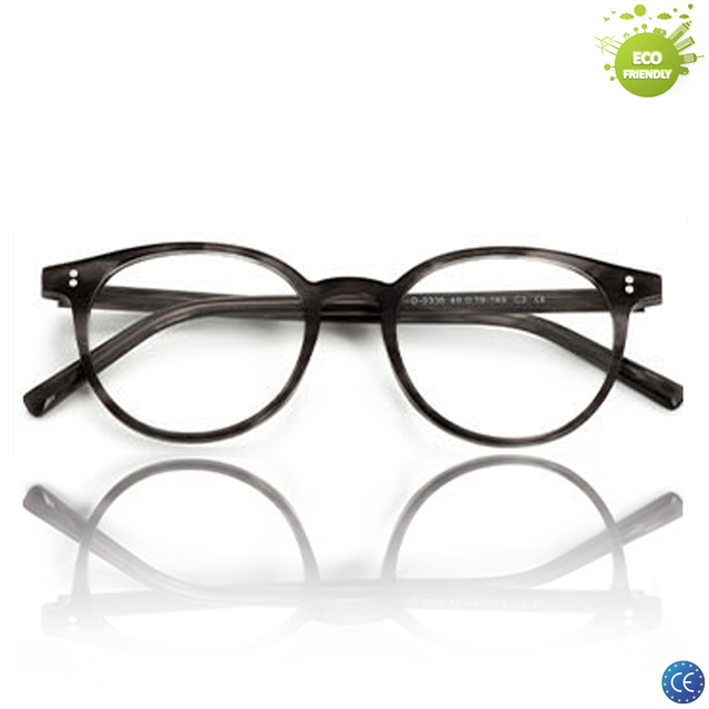 Round Eyeglasses Frames Black Luxury Eco-Friendly Vintage Eyeglasses Frames Full Rim Reading Glasses Acetate Eyeglasses Frames