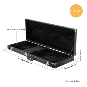 Лебет, BEC-51, оптовая продажа, OEM, футляр для акустической гитары, футляр для электрогитары, жесткие чехлы для гитары - Product Image 2