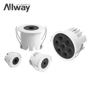 Allway fabricante baixo preço interno bacia escritório corredor escola 3w cob led downlight