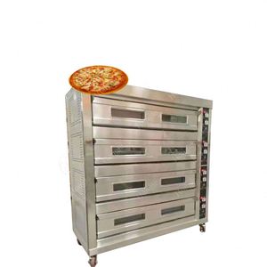 Nuevo Gas <span class=keywords><strong>Pizza</strong></span> 16 Pan Panadería Fabricación Horno para asar cerdos con gran precio - Product Image 5
