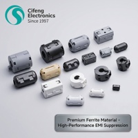 Filter Daya Snap-on EMI Nizn Ferrite Core Plastik Case Clip Degaussing Ring Choke Bead RFI Noise Suppressor Cord Cable WRC-35B