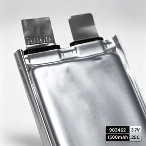 Batterie rechargeable Li-Polymère à décharge rapide 903462 3.7V 1500mAh 25C, cellule en pochette 8x35x60mm 32.5g pour modélisme RC - Product Image 3