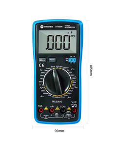 Multimètre numérique à gamme automatique <span class=keywords><strong>SUNSHINE</strong></span> DT-17N avec écran LCD, testeur de tension, garantie 1 an pour outils de réparation de téléphones mobiles - Product Image 2