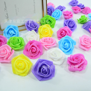 ดอกกุหลาบโฟมประดิษฐ์ ดงเฉิน คราฟต์ส์ 100 สีผสม ขนาดเส้นผ่านศูนย์กลาง 7 ซม. สำหรับตกแต่งงานแต่งงาน ตกแต่งบ้าน ดอกไม้ DIY - Product Image 3