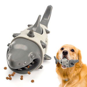 עיצוב כריש אפור חדש של כלב צעצוע ללעוס עבור הקלה בלחץ ושיניים ניקוי שיניים עמיד לפלסטיק רך עמיד - Product Image 3