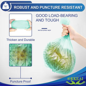 120 Tellen Kleine Vuilniszakken 3 Gallon/10 Liter Lichtgroene Afvalbakken Voor Badkamerkeukenkantoor, Compatibel Met 2-4 Gal - Product Image 4