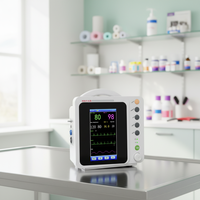 Moniteur vétérinaire multiparamètres portable de haute qualité avec écran tactile de 7 pouces pour animaux, moniteur de signes vitaux, moniteur d'anesthésie Etco2