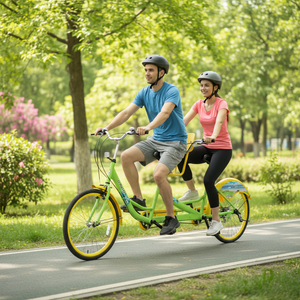 Vélo Tandem pour Deux Personnes, Location en Zone Scénique, Cadre en Acier à Haute Teneur en Carbone, Vélo Parent-Enfant, Production en Usine, Livraison Directe en Une Seule Pièce - Product Image 6