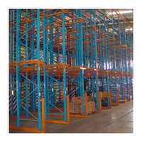 Rack drive-in à prix d'usine système de rayonnage traversant à plusieurs niveaux rack d'entrepôt industriel personnalisé système de rayonnage à palettes à usage intensif