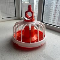 RS-12 Bac d'alimentation anti-poussée pour volailles, en plastique étanche, pour l'élevage de poulets de chair
