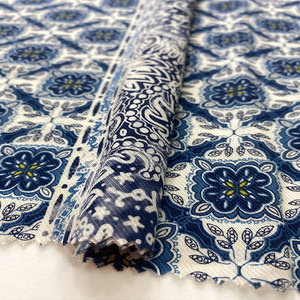 Arvest-tela estampada de sarga de rayón de algodón para camisa y vestido, informe de prueba de calidad de marca del Reino Unido - Product Image 5