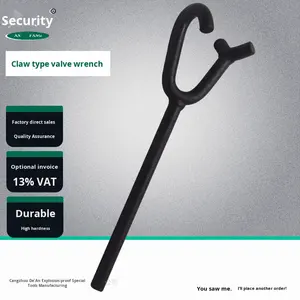 Clé à soupape de type griffe de <span class=keywords><strong>sécurité</strong></span> 200-1000mm clés à roue ronde métrique <span class=keywords><strong>en</strong></span> acier au carbone - Product Image 5