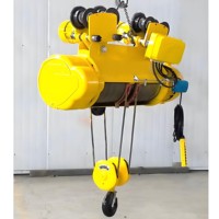 Nouveau palan électrique à câble de 5 tonnes fabriqué en Chine avec télécommande, construction métallique, protection IP55