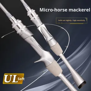 Solido bianco per UL Lure Rod <span class=keywords><strong>con</strong></span> Ultra morbido <span class=keywords><strong>elastico</strong></span> fusione pistola a manico dritto per il fondo di <span class=keywords><strong>pesca</strong></span> per bambini di filatura Reel Set - Product Image 3