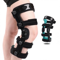 Rodillera de doble soporte ACL/PCL ajustable para alivio de la osteoartritis y rotura de menisco postoperatoria - Unisex