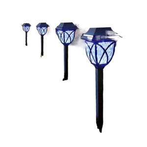 Source Outdoor Solar Lawn Lamp 44cm Warm <b>Light</b> Garden Decor Waterproof Ground <b>Plug</b> In Lighting - Product Image 4