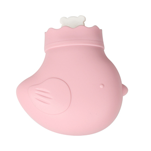 Chine fabricant 300ml doux hiver sac d'eau chaude Silicone caoutchouc bouteille d'eau Style mignon et chaud - Product Image 3