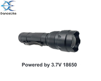 Lampe torche LED bleue zoomable OEM 502Bs 480nm pour la pêche nocturne, avec zoom de mise au point