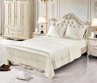 Ensemble de literie en satin de polyester soyeux et lisse de luxe DL, finition brillante, certifié OEKO-TEX, toutes saisons, pour logo personnalisé OEM