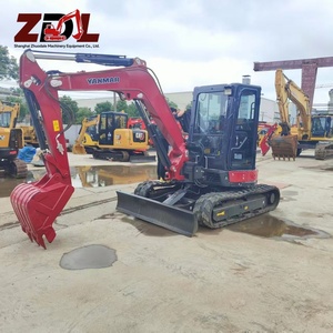 Mini-excavatrice hydraulique sur chenilles d'occasion Yanmar Vio55, 5,5 tonnes, pour usage agricole (Yanmar 55, 60, 80) - Product Image 1