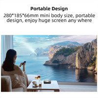 Projecteurs laser intelligents Yinzam H2 Mini UST 3D 1080P 1500 Lumens Double WiFi 6 Android GTV 3D Home Cinéma Proyector Mini Projecteur