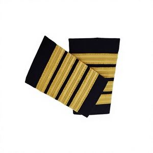 Épaulette Cérémonielle Personnalisée à Sangle Unique Noire avec 3 Barres Argentées pour Pantalon de Travail - Vente par QUICK WAY INDUSTRIES - Product Image 6