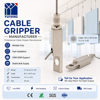 Support de câble 35 mm à sortie latérale, trou de montage usiné avec précision, quincaillerie de suspension pour panneau acoustique, fournisseur OEM 113