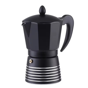 Moka italiano pentola stufa-Top caffettiera con valvola di pressione in alluminio per Espresso e birra fredda di alta qualità - Product Image 5