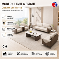 Ensemble de canapés de bureau modernes en cuir pour salle d'attente, hall d'accueil, mobilier de salon, 3 places, exécutif, commercial