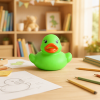 Lot de 144 mini-canards en caoutchouc colorés flottants et couineurs pour cadeaux de fête prénatale et récompenses