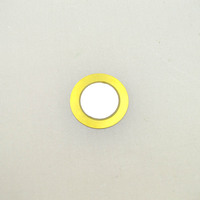 Diaphragme piézoélectrique bimorph miniature de 15 mm, élément piézo double face 3,2 kHz avec fils de connexion pour pièces brutes de mini-buzzer piézo