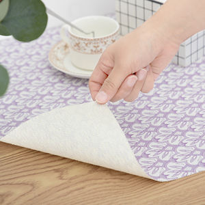 Revestimientos para cajones de cocina con agarre floral gris-Revestimiento antideslizante para armario y estante Fácil de instalar Ideal para refrigerador de baño - Product Image 1